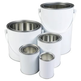 Lon Thiếc Trắng Đựng Sơn 70ml - 5L